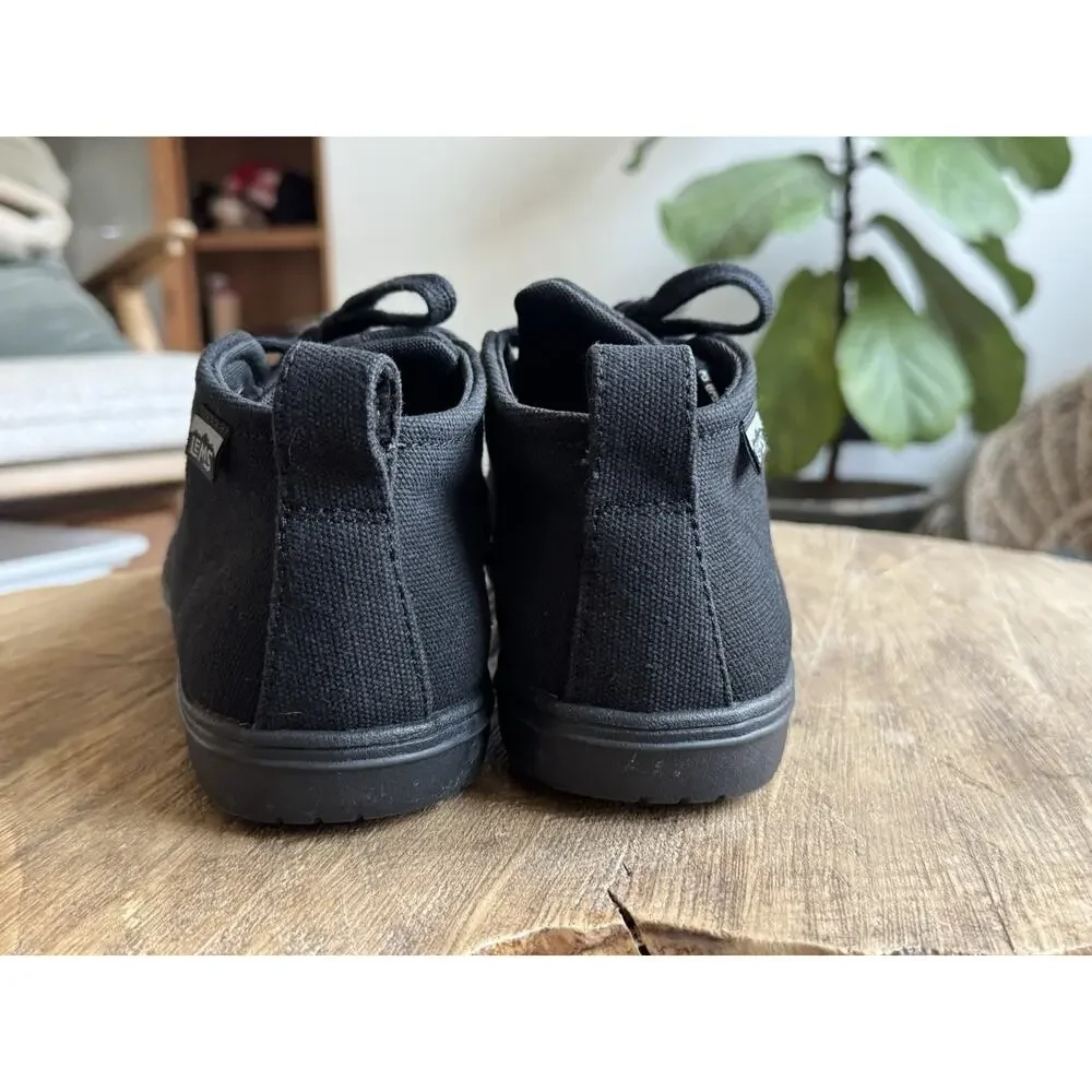 Lems Chukka Canvas Vegan Blackout Shoes W 10 M 8.5 Unisex Barefoot
